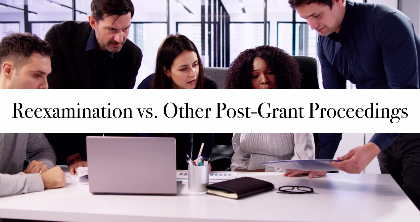 Learn about options for post-grant patent challenges including reexamination, IPR, and PGR with strategic decision flow.